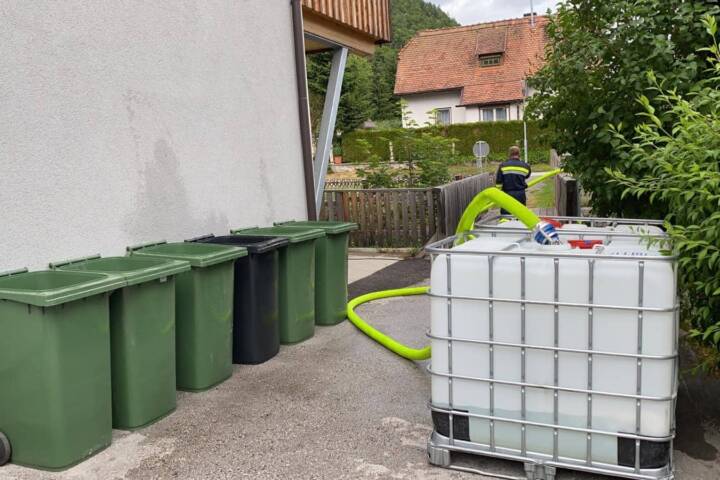 BFV Liezen: Wörschach – Feuerwehr stellt Wasserversorgung sicher