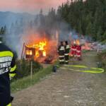 Großbrand auf Millstätter Alpe