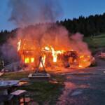 Großbrand auf Millstätter Alpe