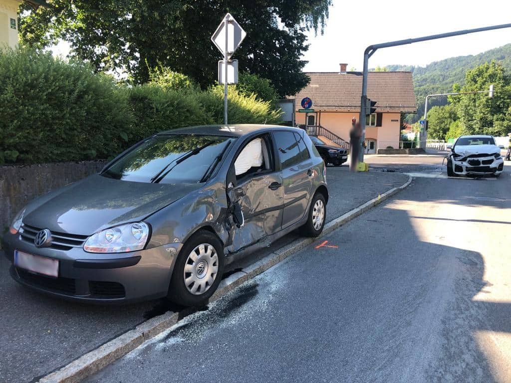 BFV Deutschlandsberg: Verkehrsunfall B76 in Bad Schwanberg