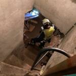 Gasaustritt im Keller