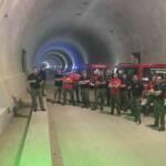 Tunnelbegehung der S7 durch die Feuerwehren