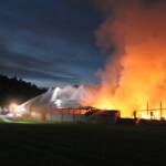 Großbrand in Wernersdorf fordert 276 Feuerwehrleute
