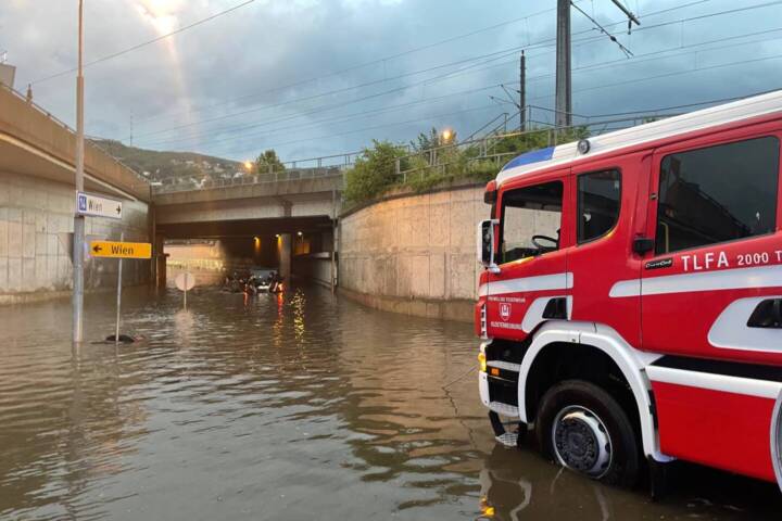 FF Klosterneuburg: 17 Einsätze nach Unwetter