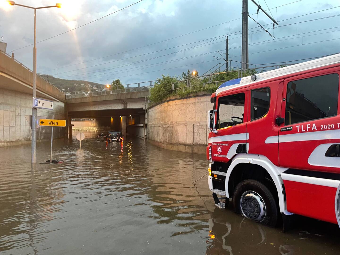 FF Klosterneuburg: 17 Einsätze nach Unwetter