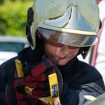 Feuerwehrjugend aus Althofen und Guttaring beübt gemeinsam einen Verkehrsunfall