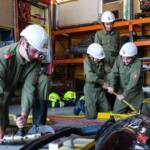 Feuerwehrjugend aus Althofen und Guttaring beübt gemeinsam einen Verkehrsunfall