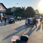 Verkehrsunfall Pkw gegen Motorrad