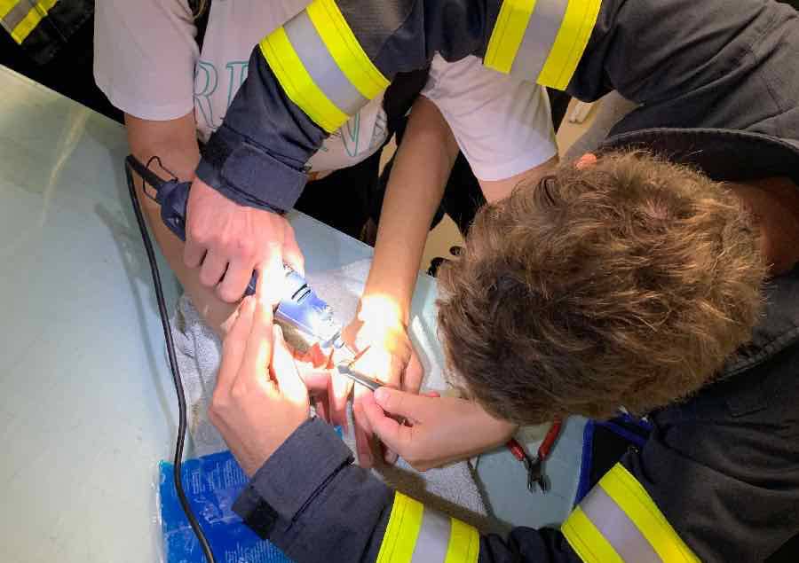 FF Steinabrückl: Ring von geschwollenem Finger entfernt