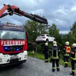 FF Klosterneuburg: Fahrzeugbergung nach Verkehrsunfall