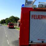 Vermutlicher Lkw Brand auf der B19