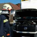 Vermutlicher Lkw Brand auf der B19