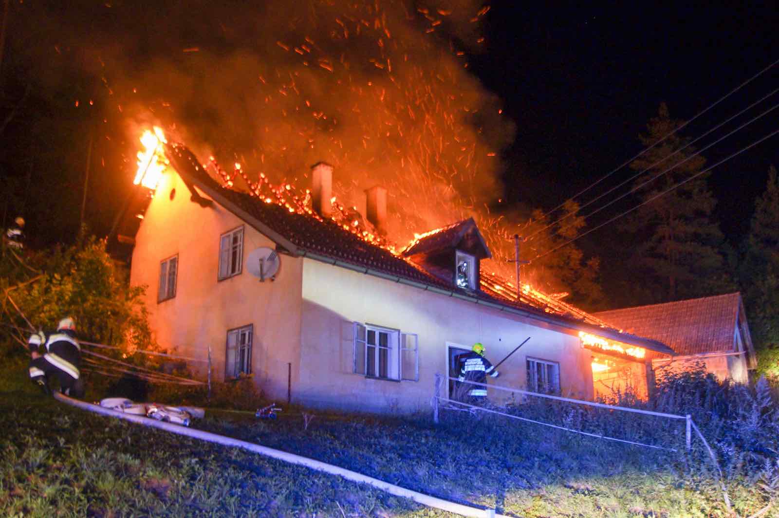 BFKdo Völkermarkt: Wohnhausbrand in St. Veit im Jauntal