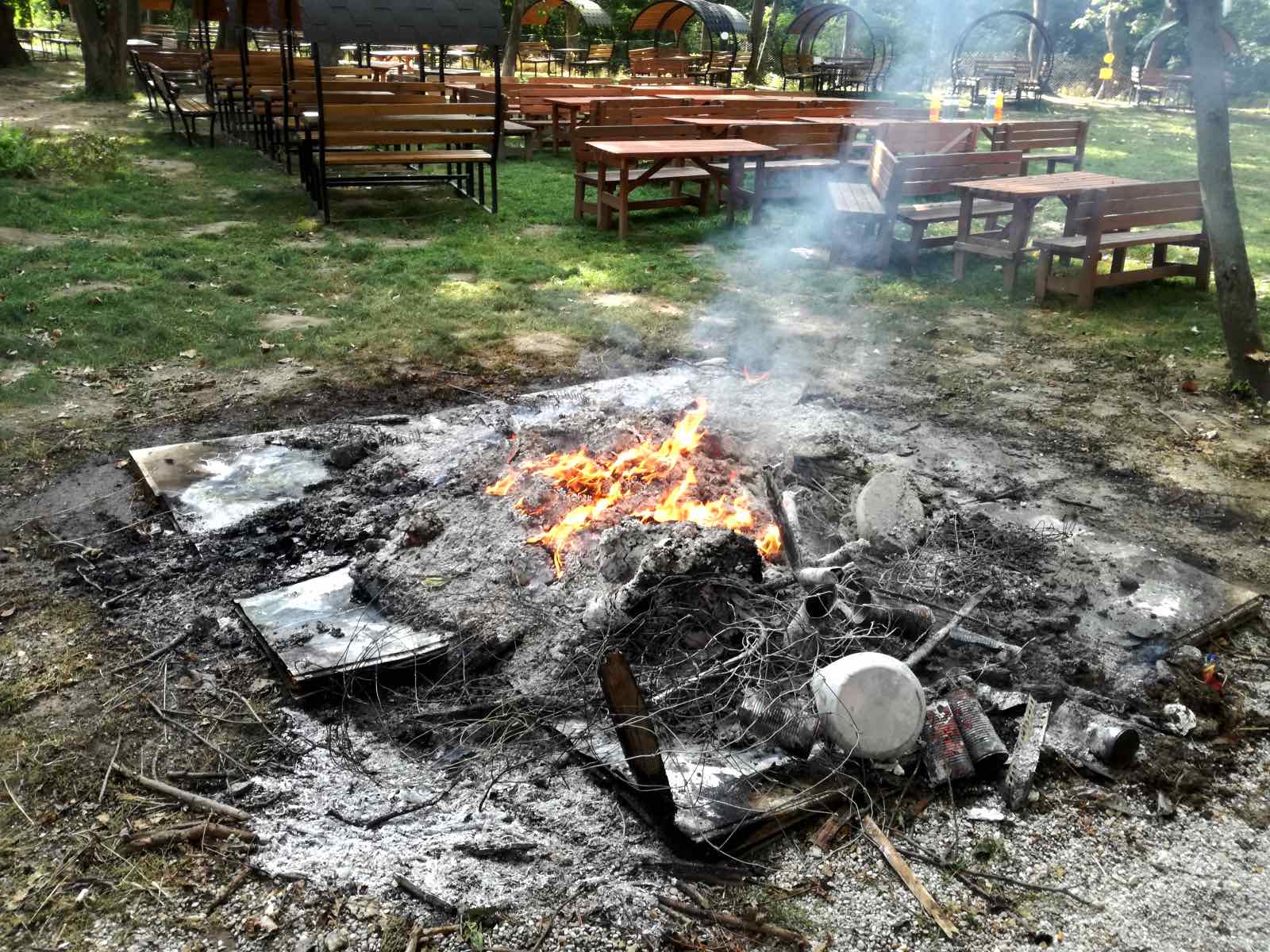 FF Haschendorf: Brandverdacht im Grillrestaurant