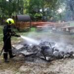 Brandverdacht im Grillrestaurant