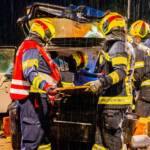 Ausbildung - Verkehrsunfall mit eingeklemmten Personen