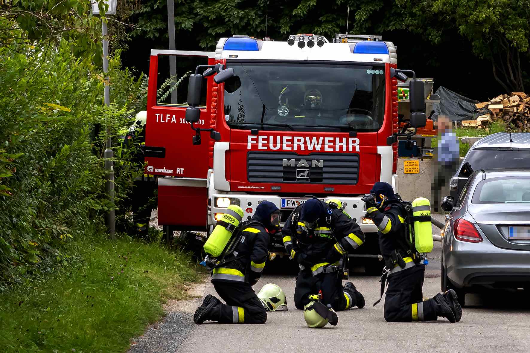 Wohnungsbrand in Krems