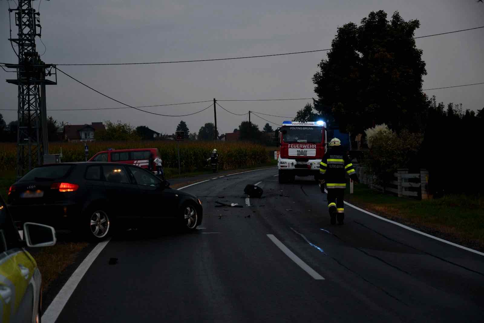BFV Deutschlandsberg: Verkehrsunfall in Pölfing-Brunn