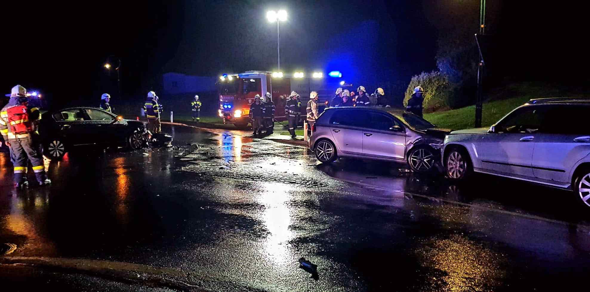 BFV Feldbach: Verkehrsunfall in Ungerdorf