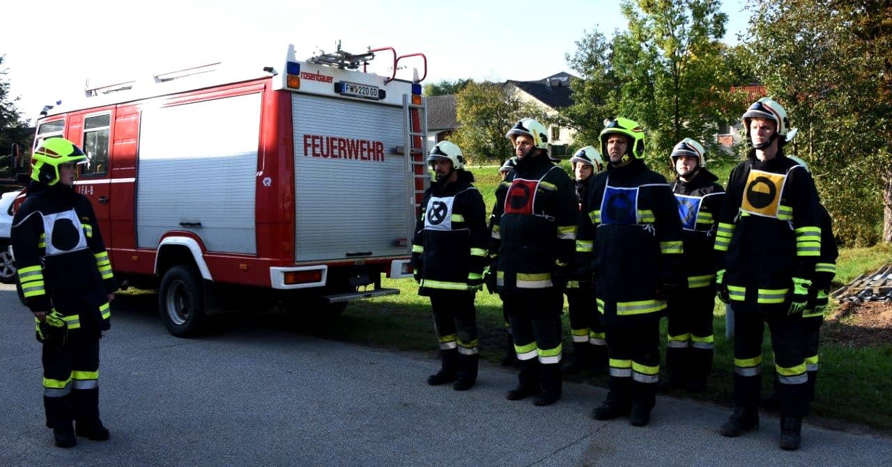 FF Albrechts: Ausbildungsprüfung Löscheinsatz in Bronze