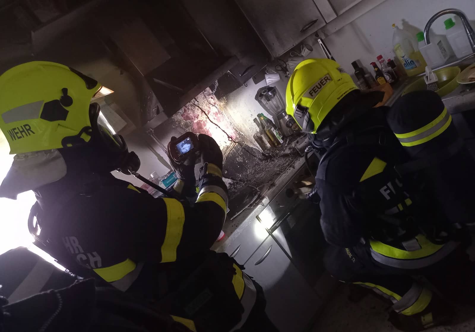 Person durch Küchenbrand in Villach verletzt
