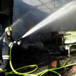 Brand eines Wirtschaftsgebäudes