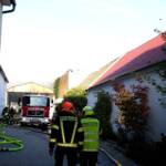 Brand eines Wirtschaftsgebäudes