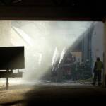 Brand eines Wirtschaftsgebäudes