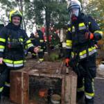 Brand eines Wirtschaftsgebäudes