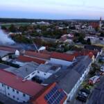 Brand eines Wirtschaftsgebäudes