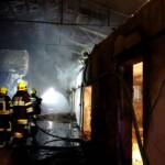 Brand eines Wirtschaftsgebäudes