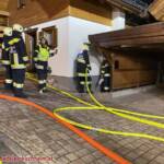 Brand einer Zwischenwand