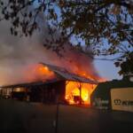 Schuppenbrand in Albrechts