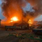 Schuppenbrand in Albrechts