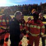 Spezialkräfte im Waldbrandeinsatz auf der Rax