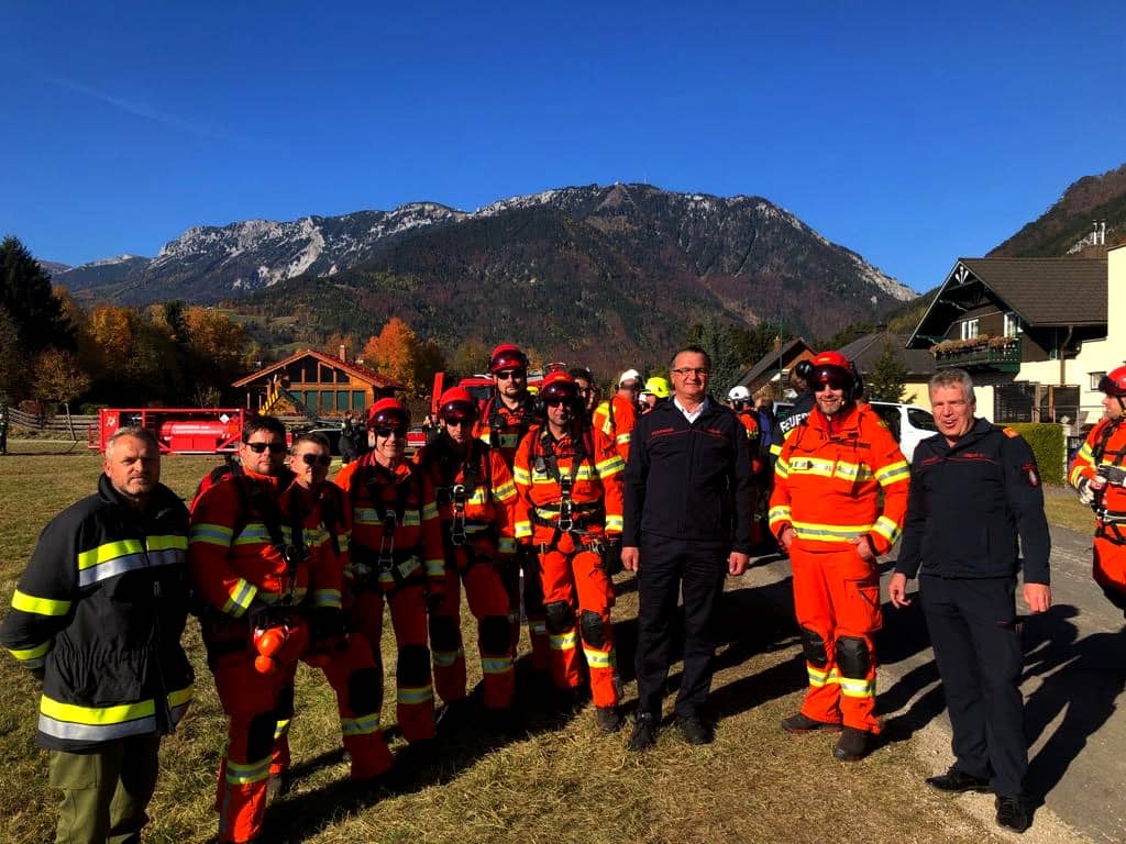 BFV Liezen: Spezialkräfte im Waldbrandeinsatz auf der Rax