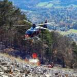 Spezialkräfte im Waldbrandeinsatz auf der Rax