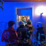 Person in Notlage - Unterstützung Rotes Kreuz