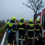 Verkehrsunfall mit eingeklemmter Person