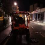 Räumfahrzeug sorgt für Verschmutzung