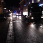 Räumfahrzeug sorgt für Verschmutzung