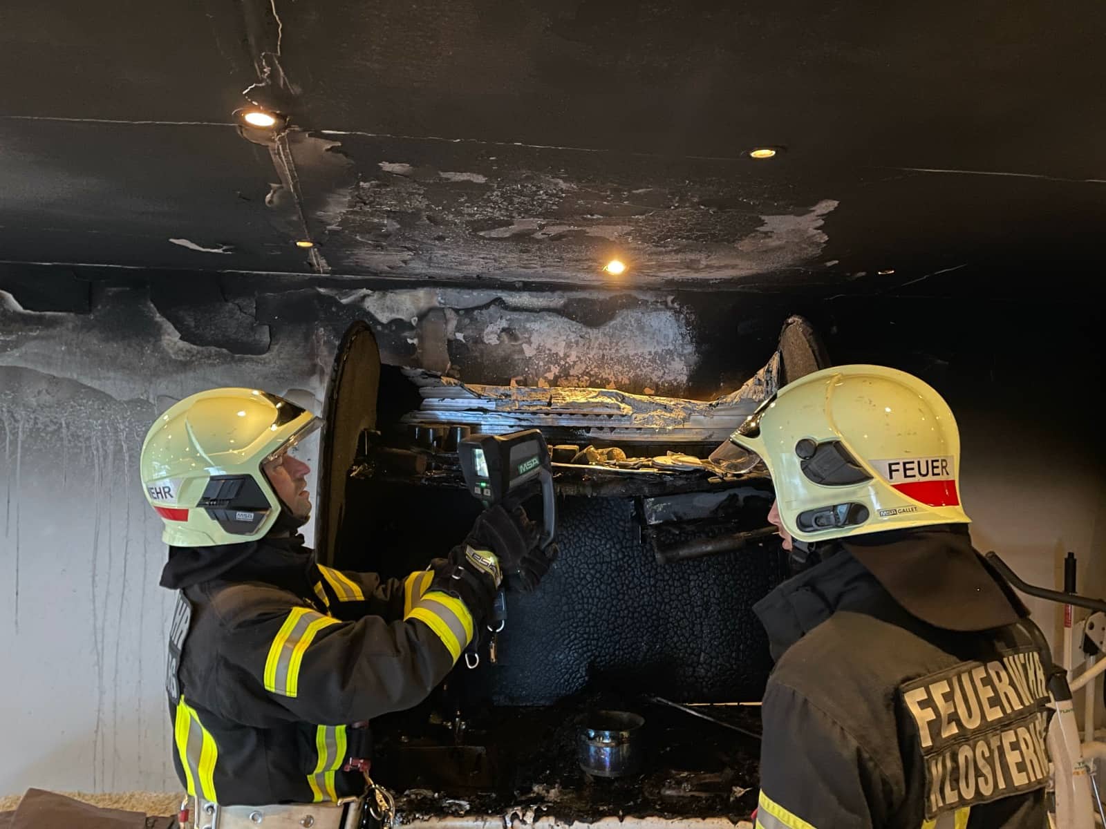 Zimmerbrand in Einfamilienhaus am Ölberg