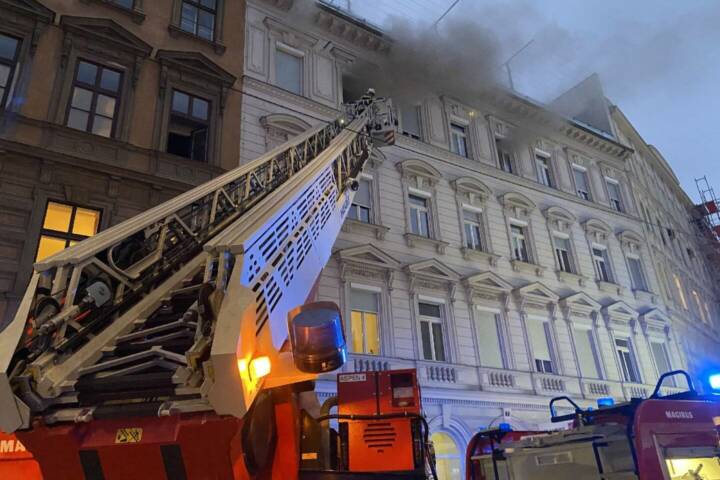 Brand in Wien – Leopoldstadt