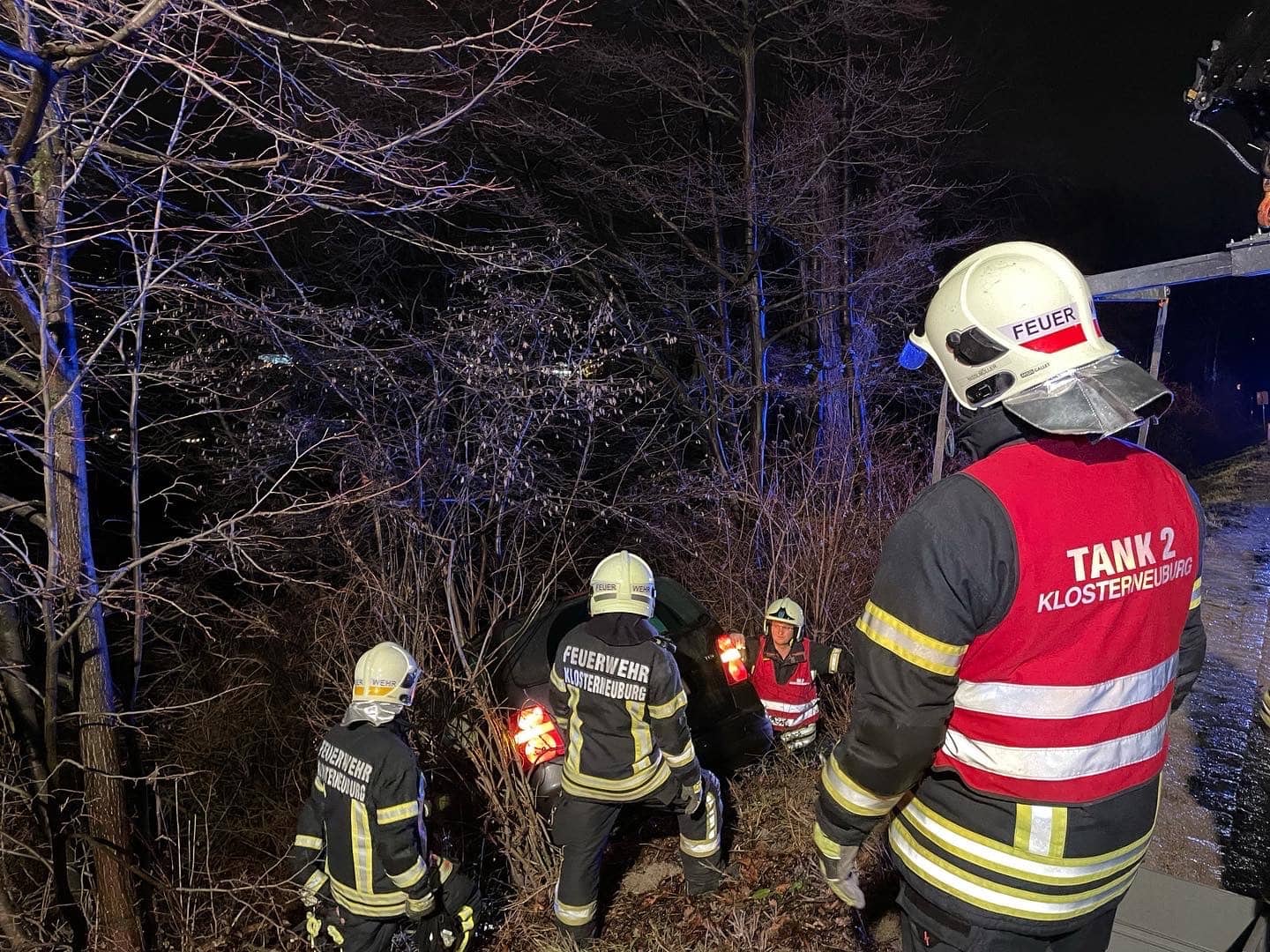 FF Klosterneuburg: Zwei Verkehrsunfälle in Folge