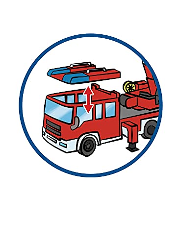 Playmobil Feuerwehr-Leiterfahrzeug 4