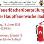 Feuerlöscherüberprüfung bei der Hauptfeuerwache