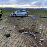Verkehrsunfall - Fahrzeugüberschlag L159