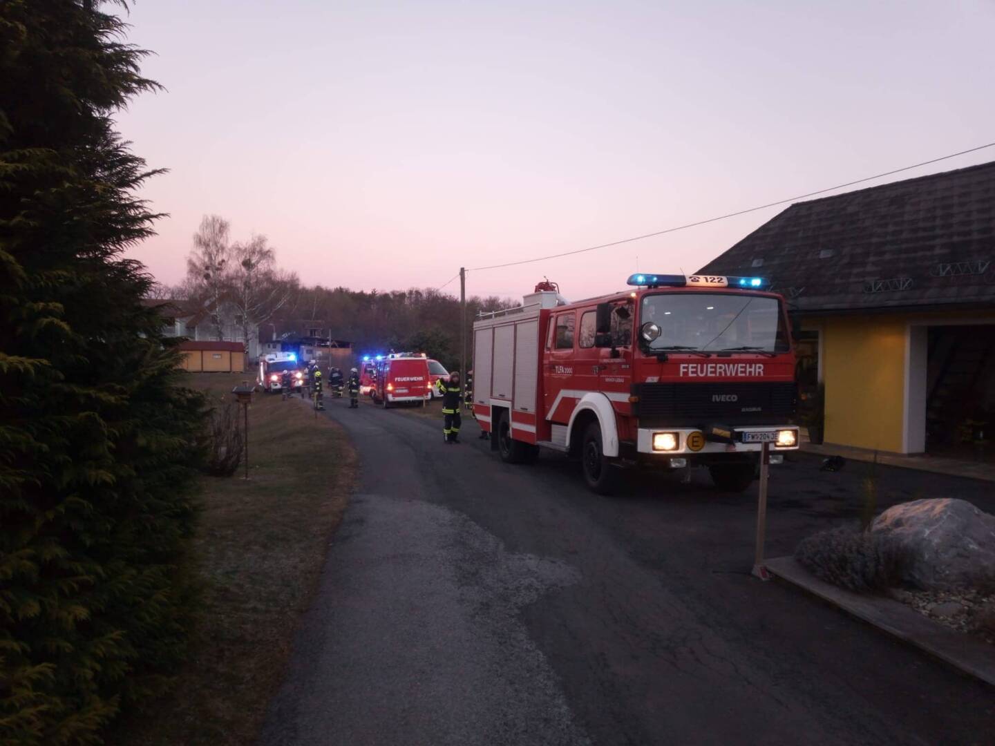 Wohnungsbrand in Minihof-Liebau