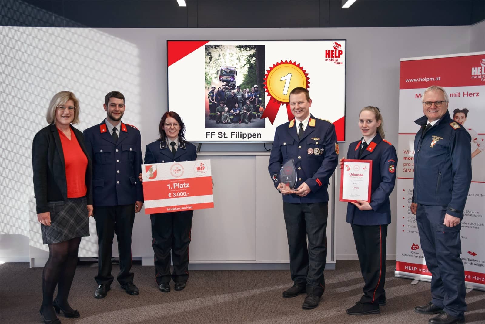 FF St. Filippen siegt beim vierten HELP mobile FF-Award 2021