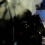 Brand eines Winterdienstfahrzeuges